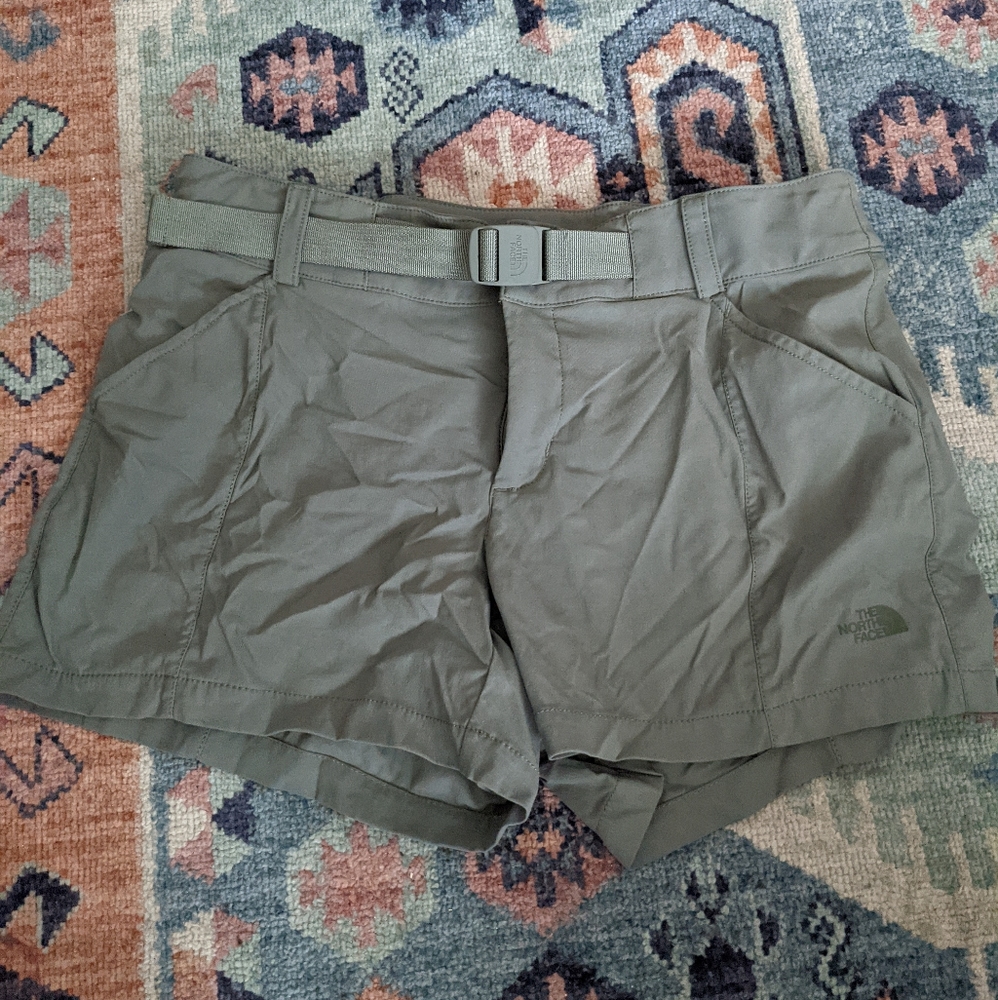 The North Face Sage Green Shorts Size 4